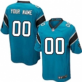 Youth Nike Carolina Panthers Customized Blue Team Color Stitched NFL Game Jersey,baseball caps,new era cap wholesale,wholesale hats